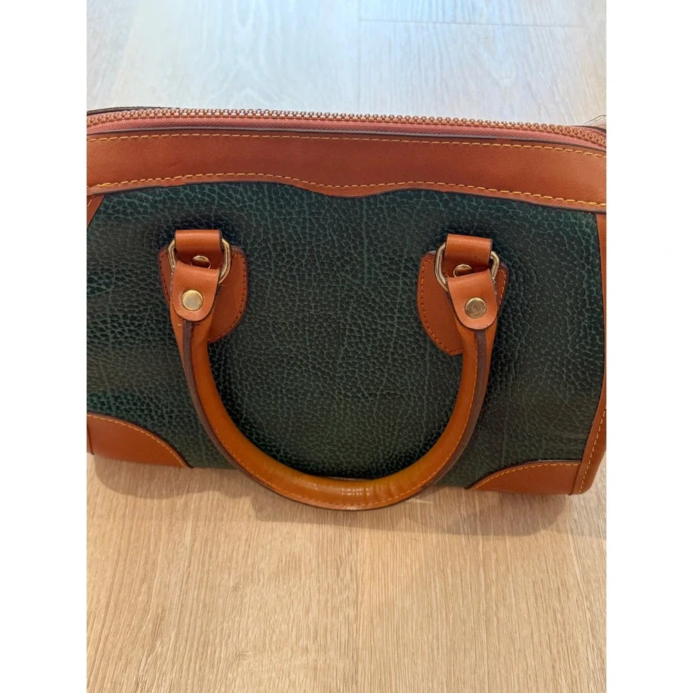 Vintage Dooney & Bourke All Weather Leather Satchel Bag